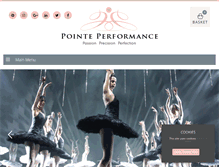 Tablet Screenshot of pointeperformance.com